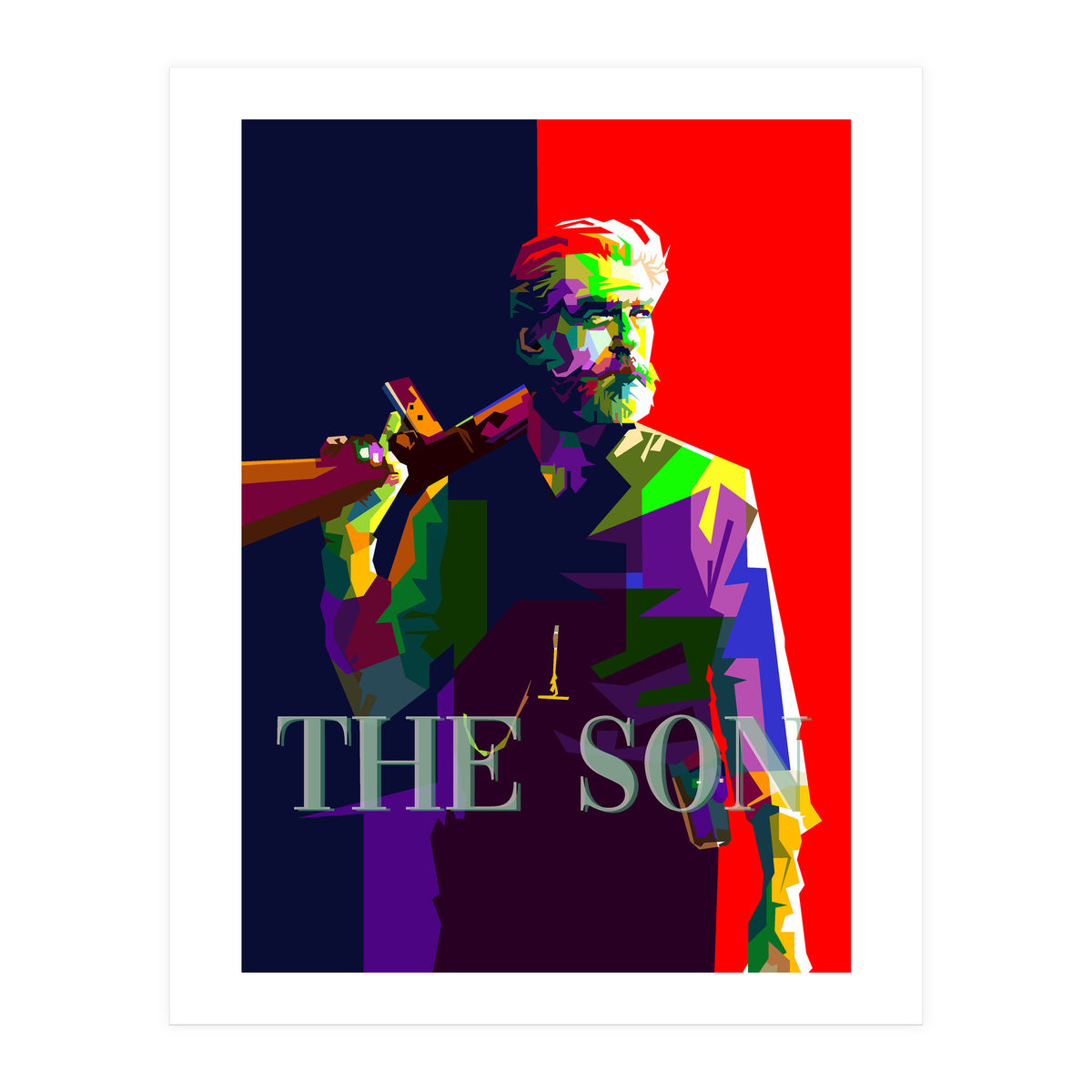 Pierce Brosnan Pop Art WPAP Trending Now (Print Only)