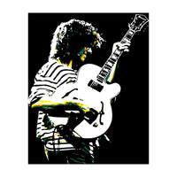 Pat Metheny American Jazz Guitarist Legend in Pop Art (Print Only)