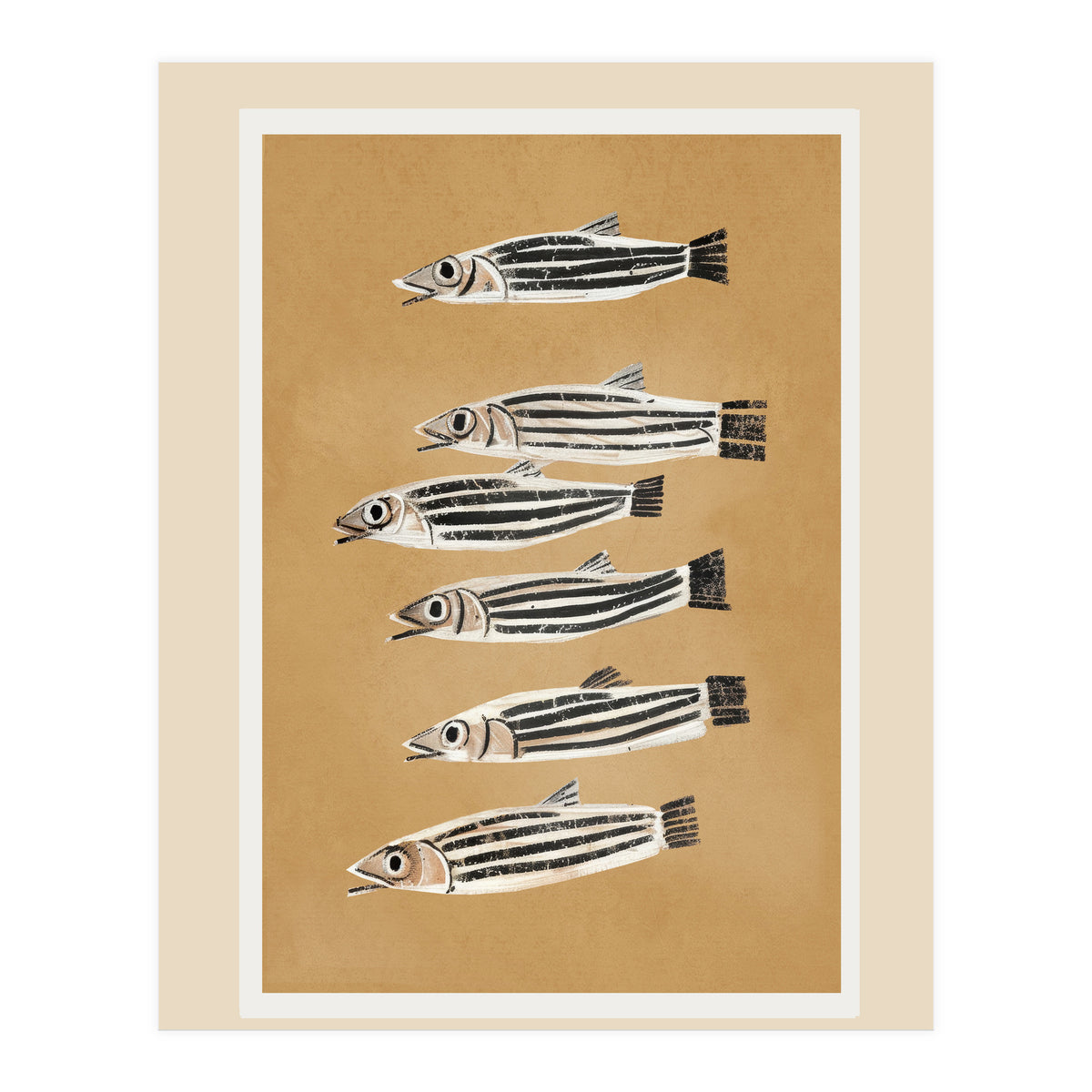 Minimal Fish Study (Print Only)