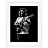 Pat Metheny American Jazz Guitarist Legend in Monochrome thumbnail