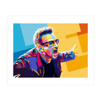 Bono Style WPAP (Print Only)
