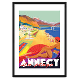 Beach at Annecy Lake, France thumbnail