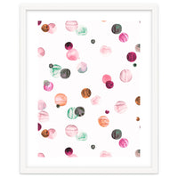 Polka Dots Watercolor Minimal Pink