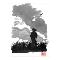 Samurai In The Prairy (Print Only)