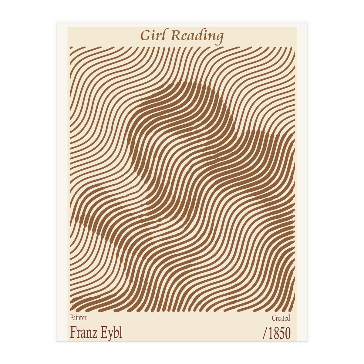 Girl Reading – Franz Eybl (1850) (Print Only)