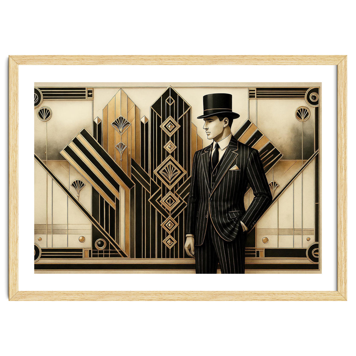 Gatsby Art Deco Noir