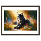 Majestic Lynx In Blooming Meadow thumbnail