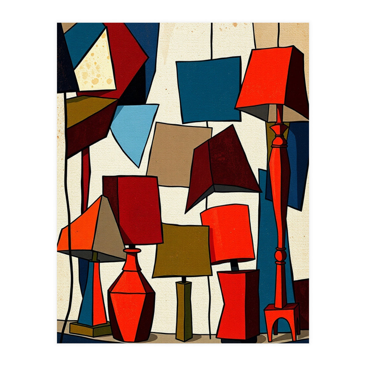 Abstract The Lamp (Print Only)