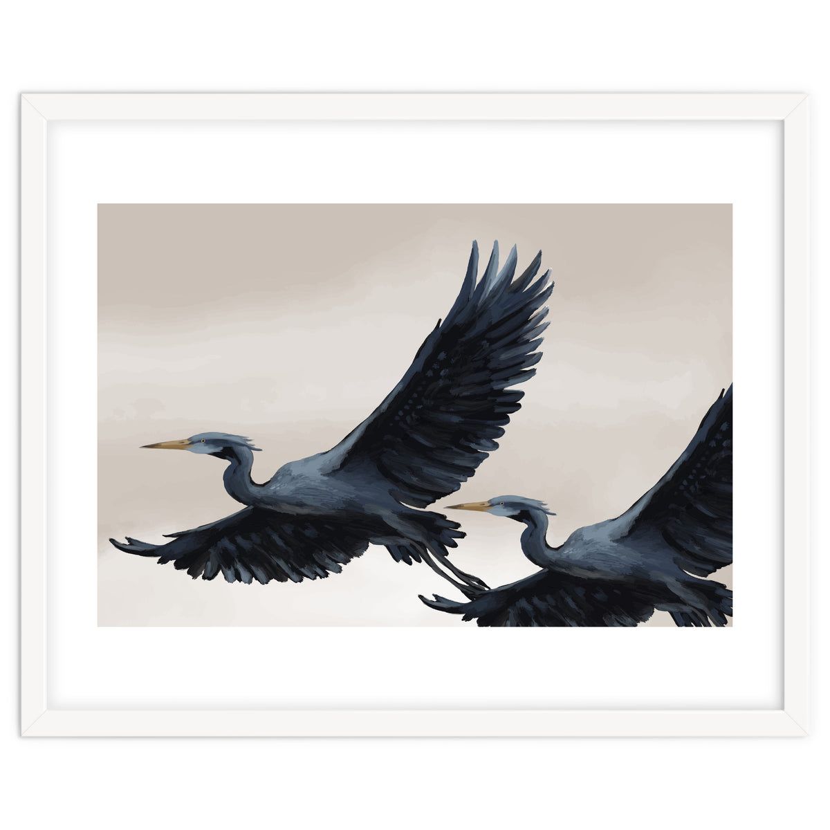 Migrating Herons