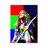Cliff Burton Heavy Metal Bass Pop Art WPAP (Print Only) thumbnail