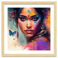 Butterfly Aura Hindu Portrait