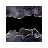 Black & Silver Glitter Agate Texture 03 (Print Only) thumbnail