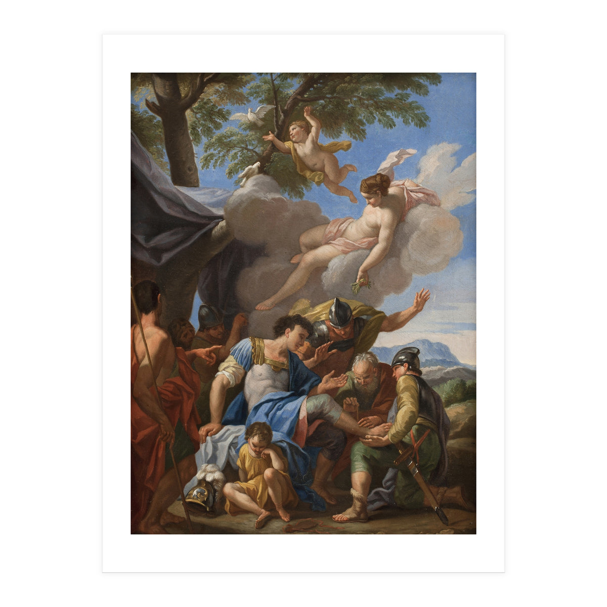 Hendrik Krock – Venus Brings Healing Herbs to the Wounded Aeneas (Print Only)