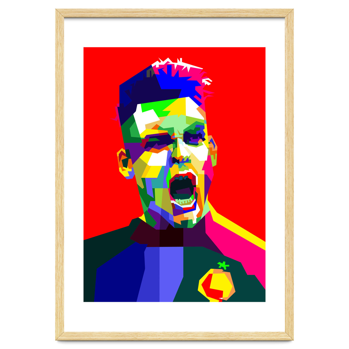 Lautaro Martinez Football Striker Pop Art