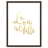 La vie est belle #society6 #typography #buyart thumbnail