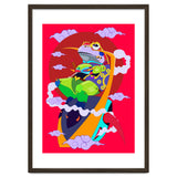 Knight Frog Pop Art Illustration thumbnail