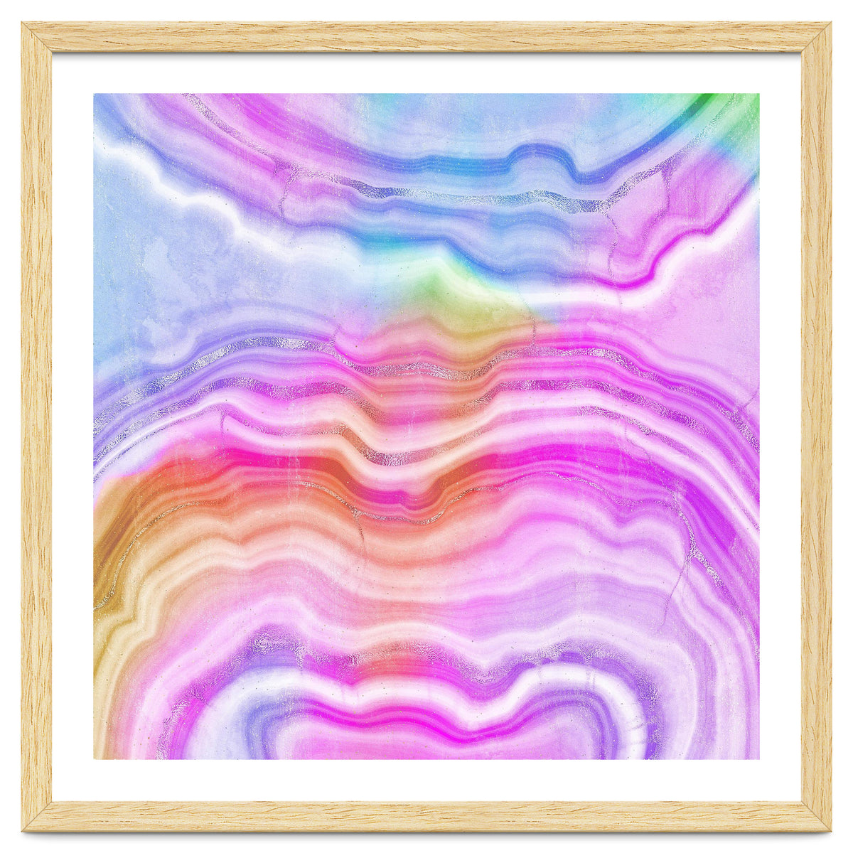 Neon Agate Texture 03