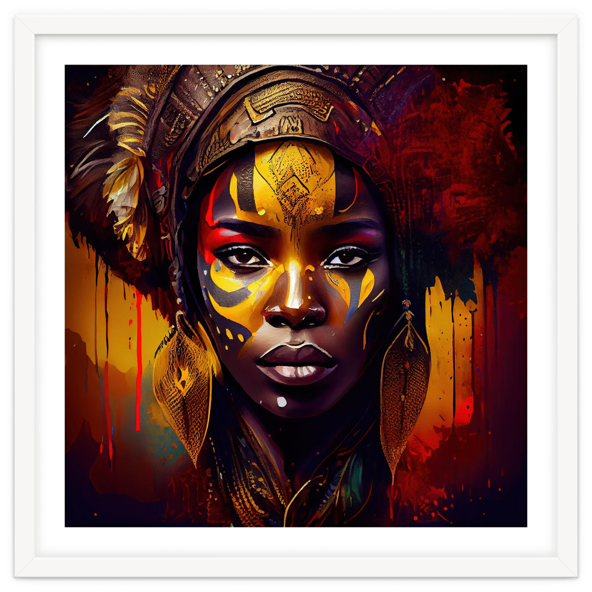 Powerful African Warrior Woman #1