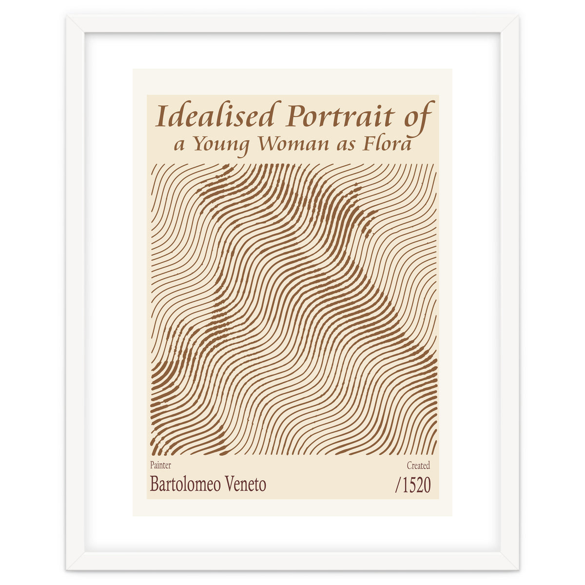 Idealised Portrait Of A Young Woman As Flora – Bartolomeo Veneto (1520)