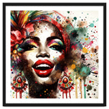 Brazilian Carnival Watercolor Portrait thumbnail