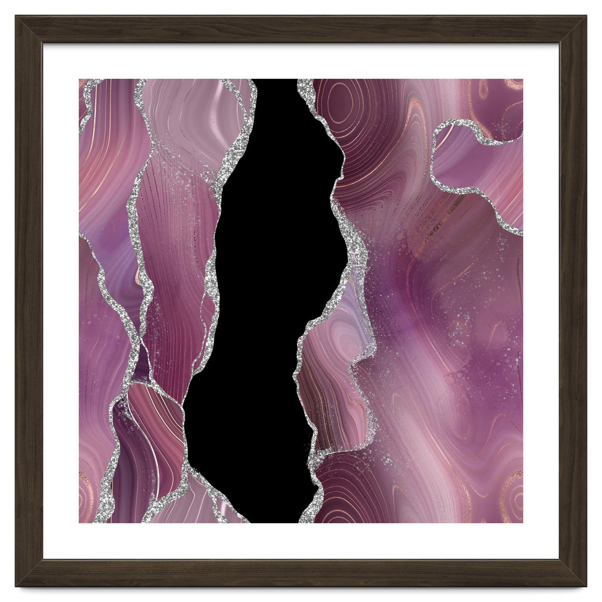 Mauve & Silver Agate Texture 01