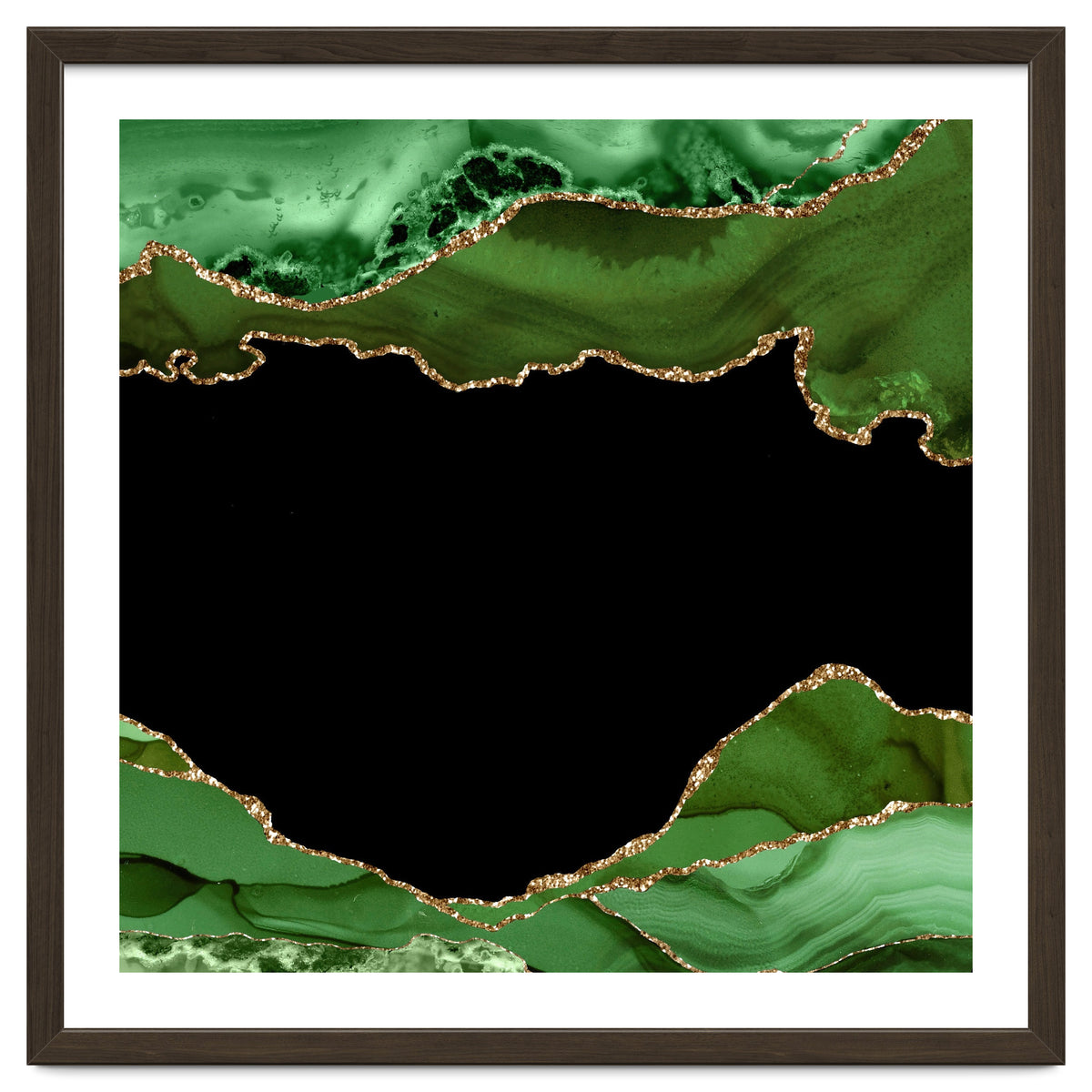 Green & Gold Agate Texture 18