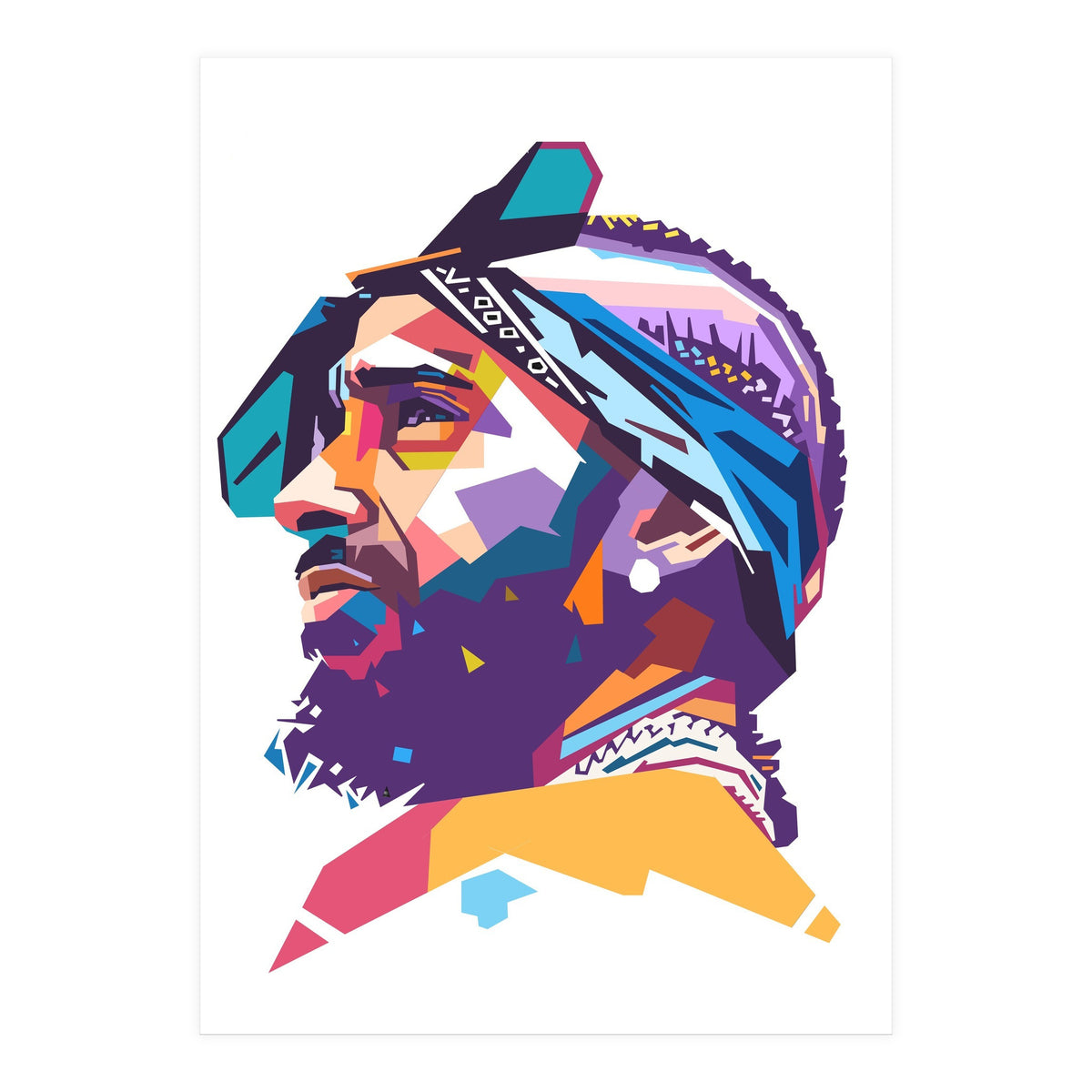 Nipsey Hussle pop art portrait (Print Only)