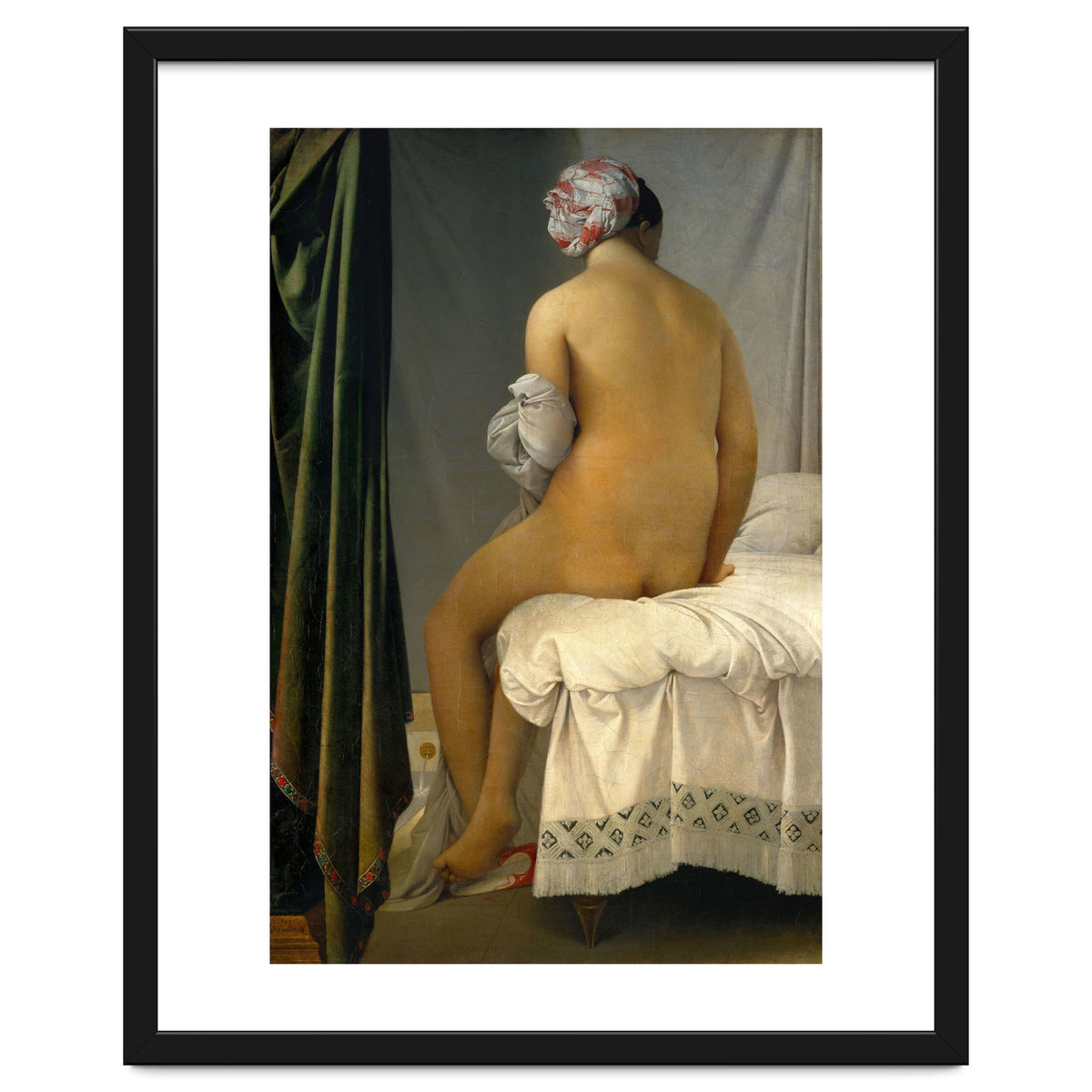 Jean Auguste Dominique Ingres / 'The Valpinçon Bather', 1806, Oil on canvas, 146 × 97,5 cm, RF 259.