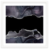 Black & Silver Glitter Agate Texture 03 thumbnail