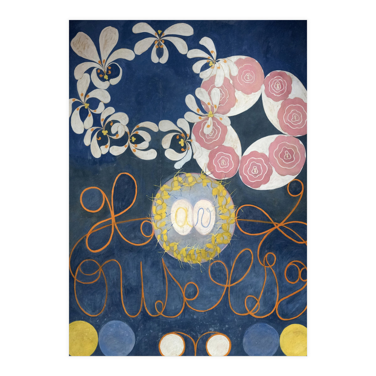 Hilma af Klint - The Ten Largest No 1 Childhood - Abstract Spiritual Art (Print Only)