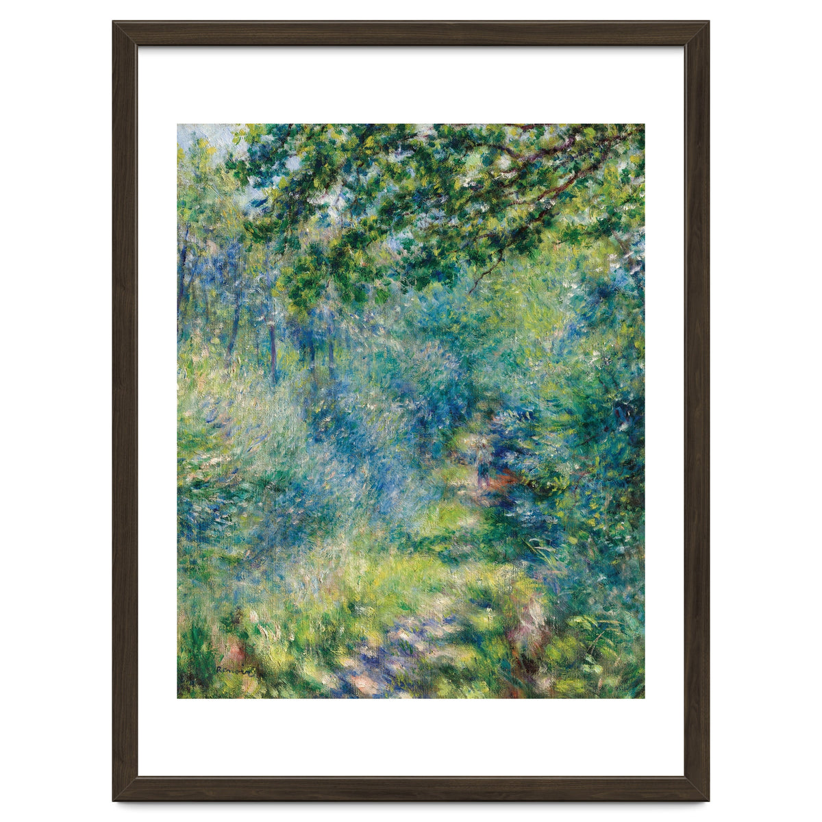 Renoir Path in the Forest Impressionist Landscape