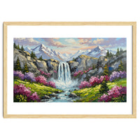 Alpine Waterfall Serenade