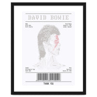 Receipt Art David Bowie