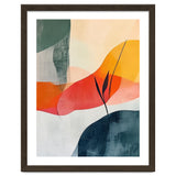 Minimalist Botanical Abstract Art with Organic Overlapping Shapes thumbnail