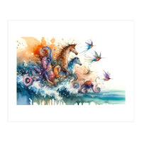 Surreal Ocean Creatures (Print Only)