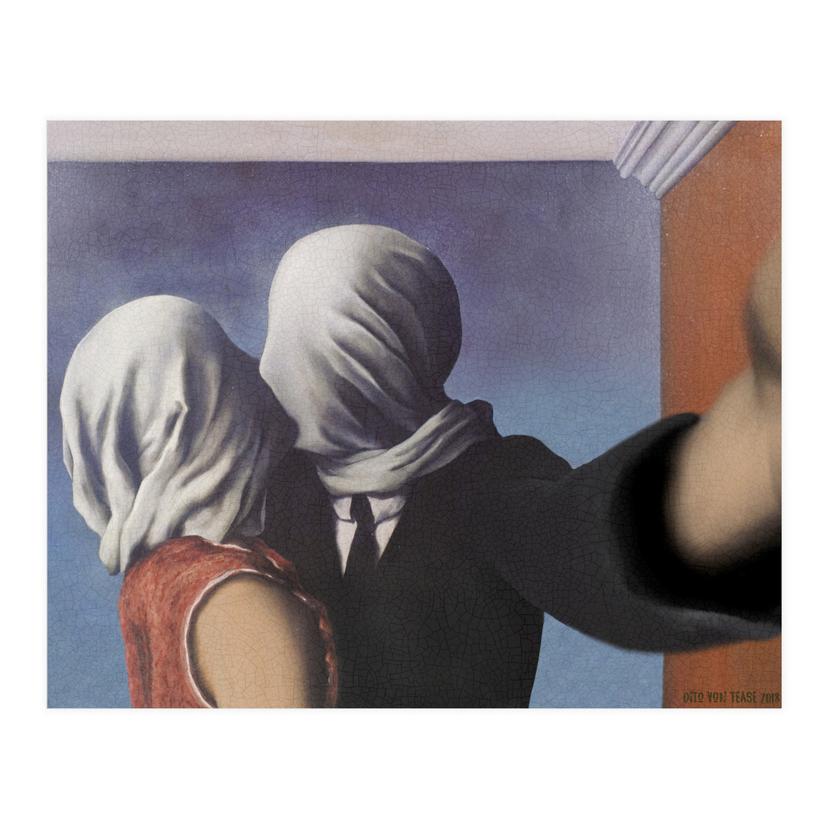 Lovers - Magritte - Selfie (Print Only)