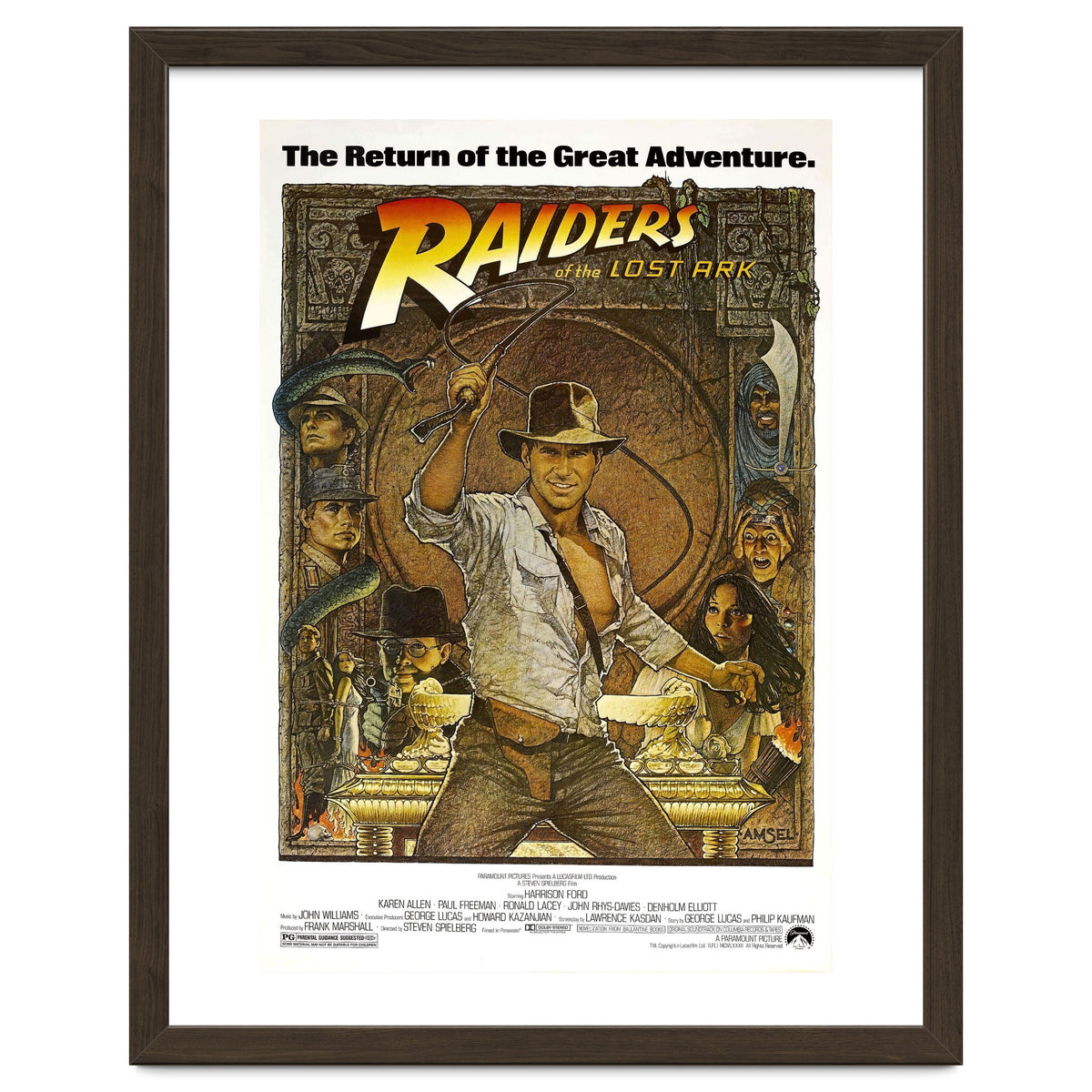 RAIDERS OF THE LOST ARK (1981), directed by STEVEN SPIELBERG.