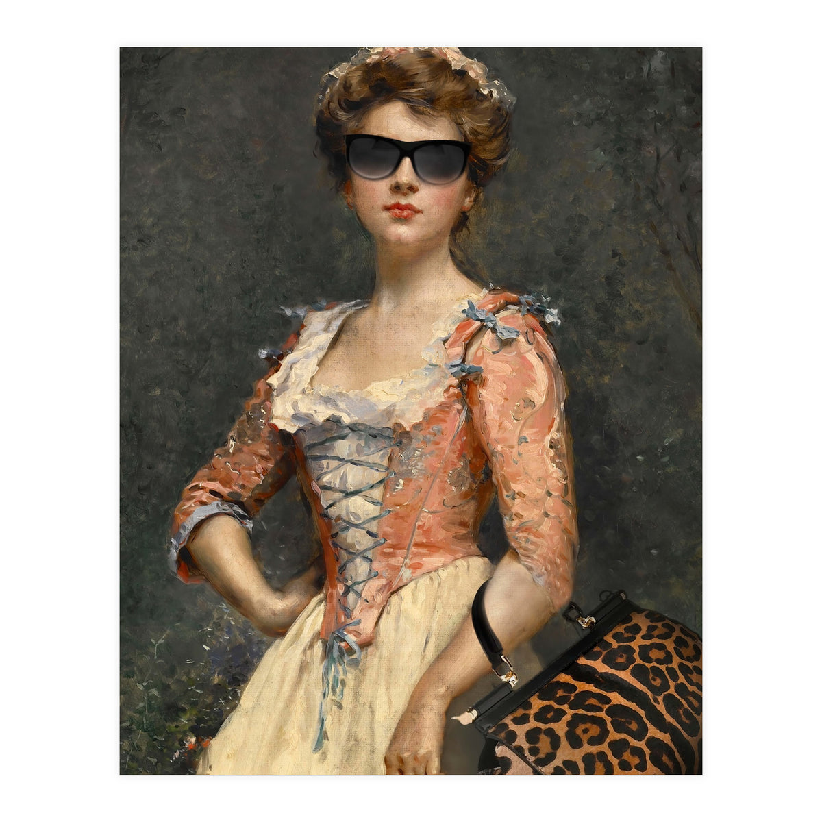 Vintage Chic Girl (Print Only)