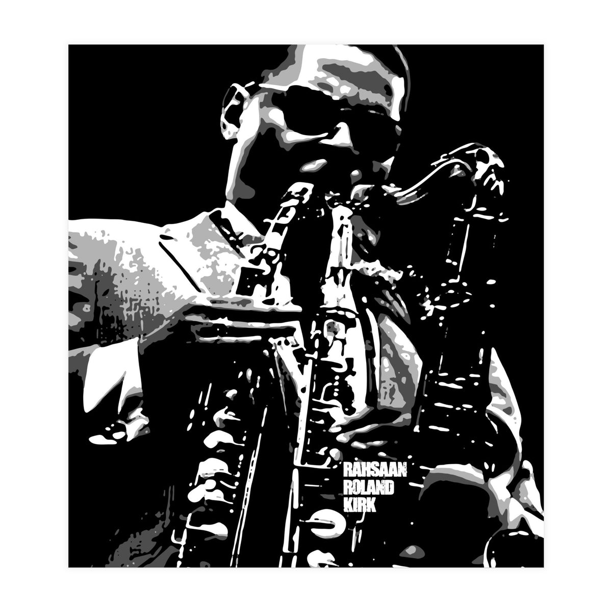 Rahsaan Roland Kirk Jazz Music Legend 3 (Print Only)