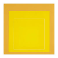 JOSEF ALBERS - HOMAGE TO THE SQUARE YELLOW   (Print Only)