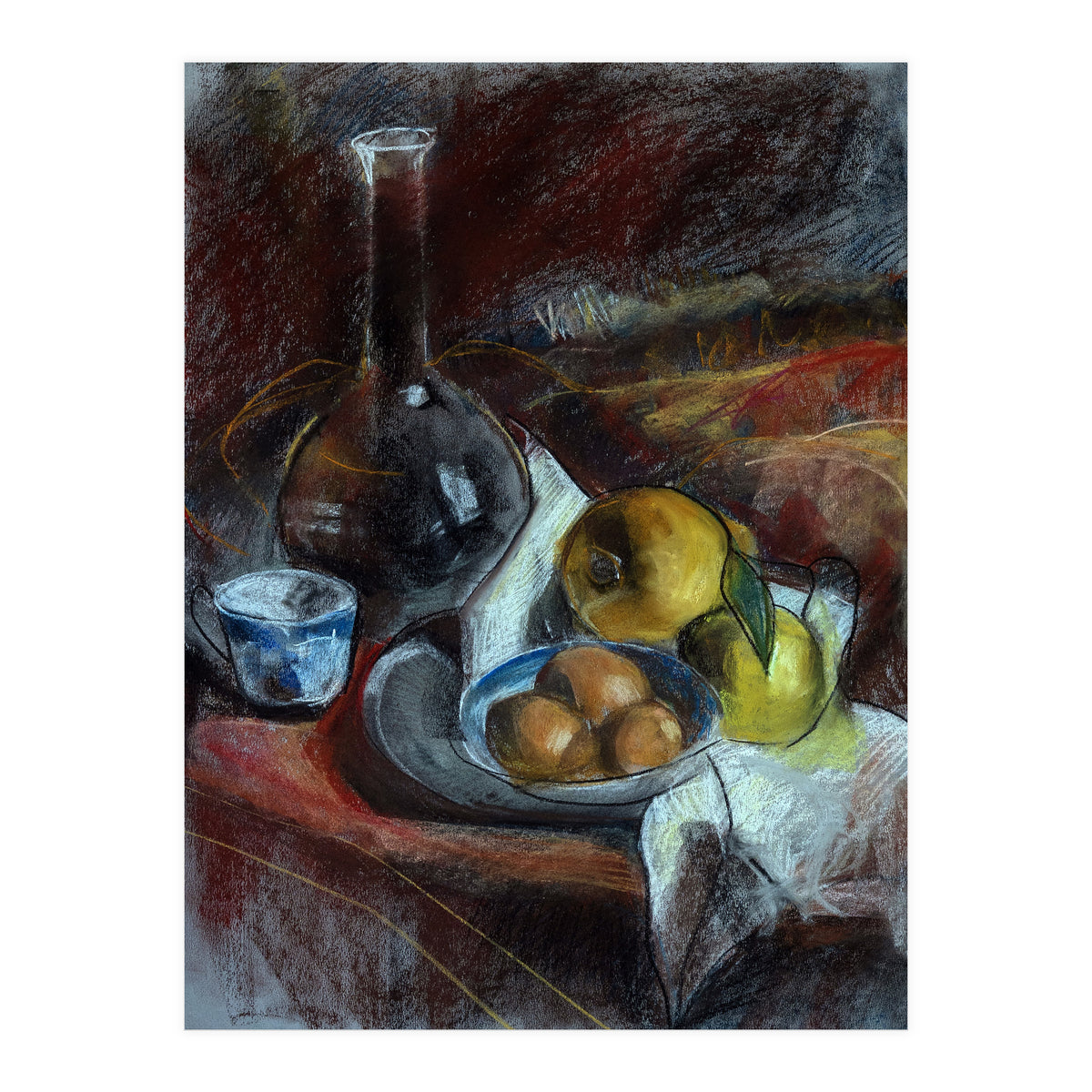 Eggs and Juicy fruits (Print Only)