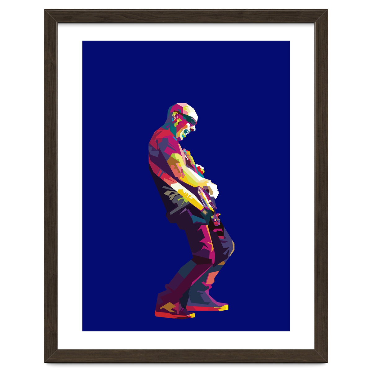 Joe Satriani Rock Guiatist Pop Art WPAP