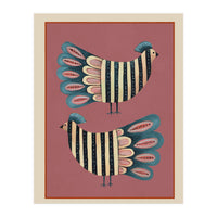 Striped Bird Pair I (Print Only)