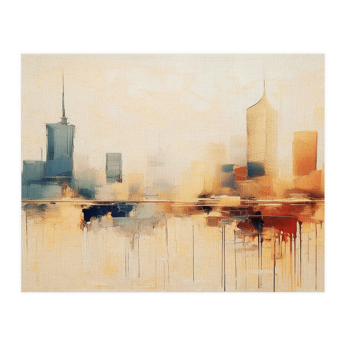 Buildings At Dusk 05 (Print Only)