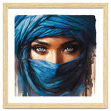 Blue Eyes Tuareg Woman Portrait thumbnail