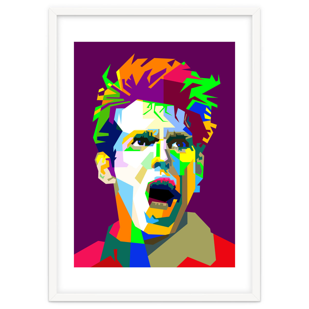 Ricardo Kaka Brazilian Football Pop Art WPAP