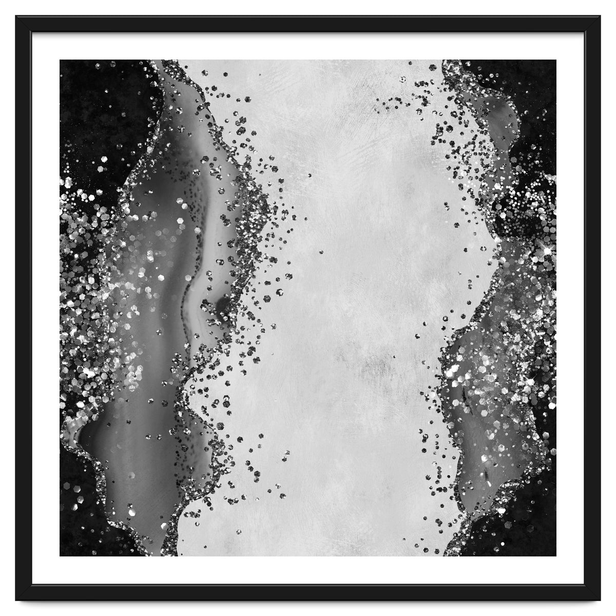 Black Glitter Agate Texture 01