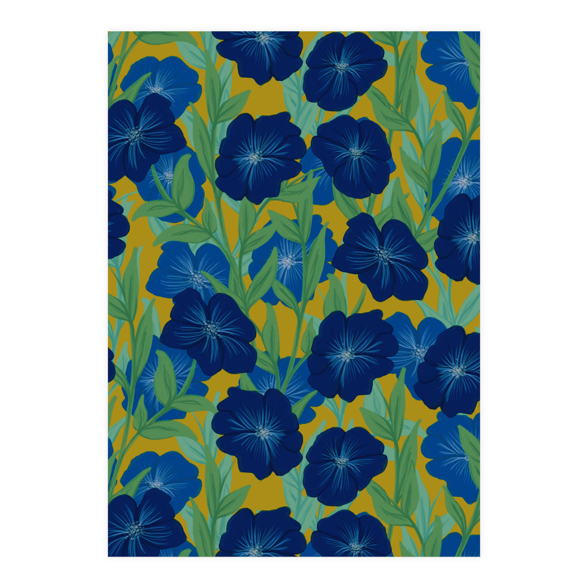 Bold Bloom Blue (Print Only)