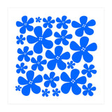 Blue Flowers Pattern (Print Only) thumbnail