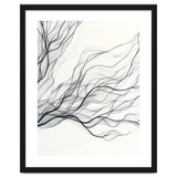 Abstract Black Branching Lines Flowing thumbnail
